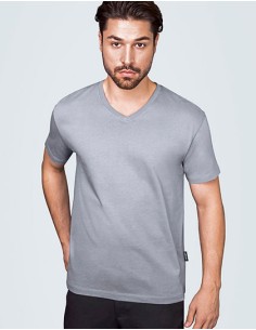 H-102-Mens Luxury V-Neck Tees 2